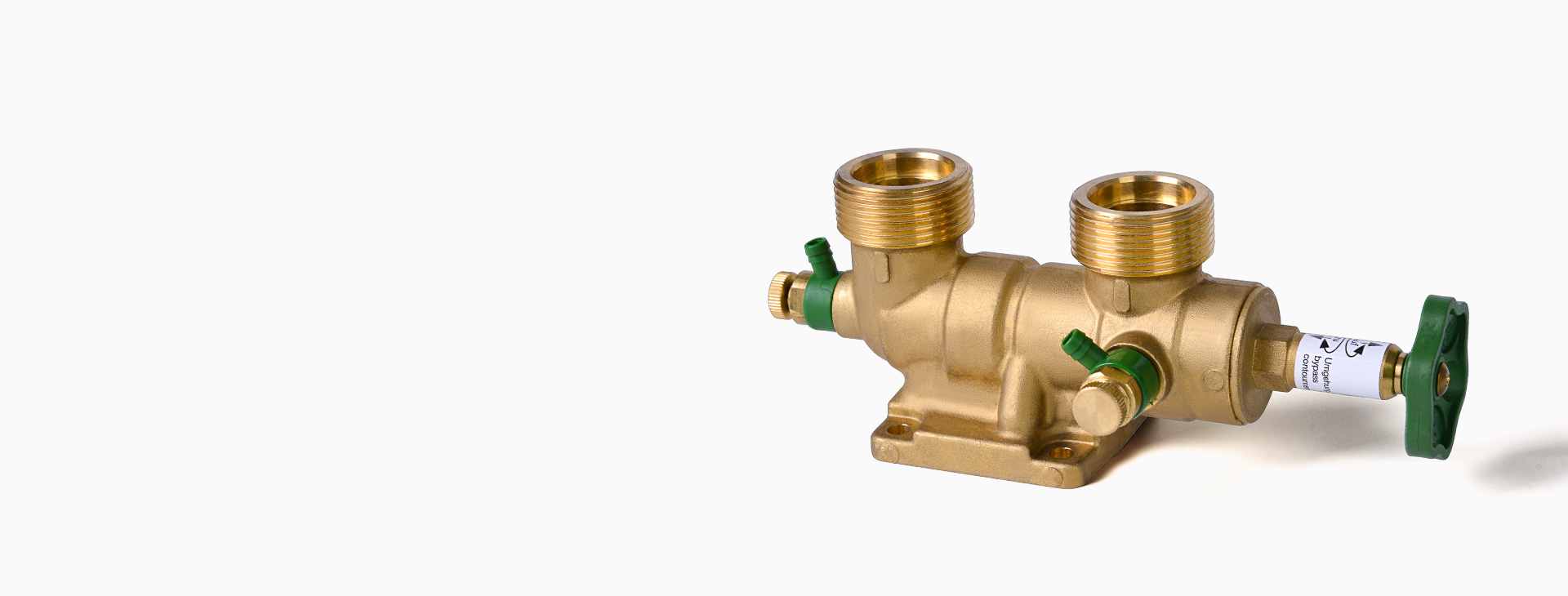 <h4>高純度銅鑄旁通閥<br></h4>
<p>高純度銅鑄旁通閥，抗氧化、耐腐蝕、更耐壓，一體式設計，雙排水口。</p>